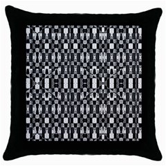 Black And White Geometric Tribal Pattern Throw Pillow Cases (black) by dflcprints