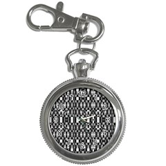 Black And White Geometric Tribal Pattern Key Chain Watches by dflcprints