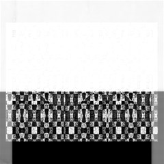 Black And White Geometric Tribal Pattern Rectangular Jigsaw Puzzl by dflcprints