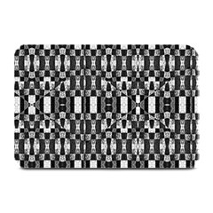 Black And White Geometric Tribal Pattern Plate Mats by dflcprints