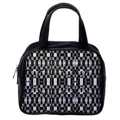 Black And White Geometric Tribal Pattern Classic Handbags (one Side) by dflcprints