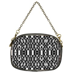 Black And White Geometric Tribal Pattern Chain Purses (one Side)  by dflcprints