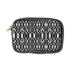 Black And White Geometric Tribal Pattern Coin Purse by dflcprints