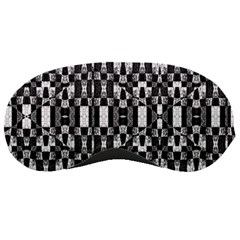 Black And White Geometric Tribal Pattern Sleeping Masks by dflcprints