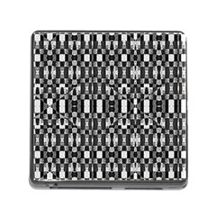 Black And White Geometric Tribal Pattern Memory Card Reader (square) by dflcprints