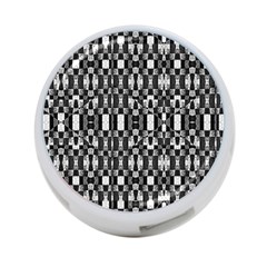 Black And White Geometric Tribal Pattern 4-port Usb Hub (two Sides)  by dflcprints