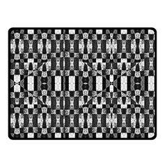 Black And White Geometric Tribal Pattern Fleece Blanket (small) by dflcprints