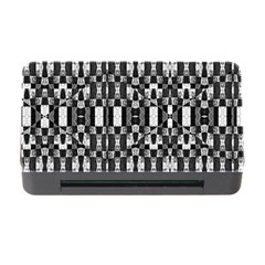 Black And White Geometric Tribal Pattern Memory Card Reader With Cf by dflcprints