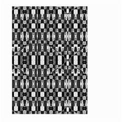 Black And White Geometric Tribal Pattern Large Garden Flag (two Sides) by dflcprints