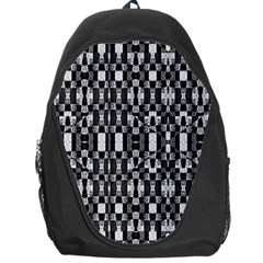 Black And White Geometric Tribal Pattern Backpack Bag by dflcprints