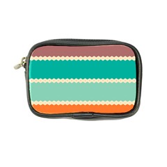 Rhombus And Retro Colors Stripes Pattern Coin Purse by LalyLauraFLM