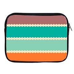 Rhombus And Retro Colors Stripes Pattern by LalyLauraFLM