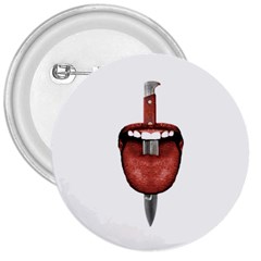 Tongue Cut By Kitchen Knife Photo Collage 3  Buttons by dflcprints