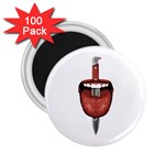 Tongue Cut By Kitchen Knife Photo Collage 2.25  Magnets (100 pack)  Front