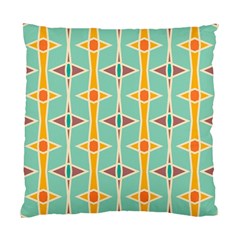 Rhombus Pattern In Retro Colors  	standard Cushion Case (two Sides) by LalyLauraFLM