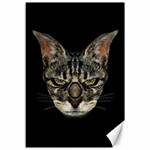 Angry Cyborg Cat Canvas 12  x 18   11.88 x17.36  Canvas - 1