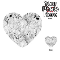 White Marble Playing Cards 54 (heart) 