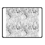 White Marble Fleece Blanket (Small) 50 x40  Blanket Front