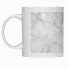 White Marble 2 White Mugs by ArgosPhotography