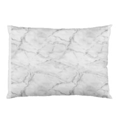 White Marble 2 Pillow Cases by ArgosPhotography