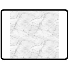 White Marble 2 Fleece Blanket (large)  by ArgosPhotography