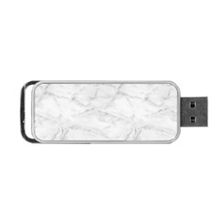 White Marble 2 Portable Usb Flash (two Sides) by ArgosPhotography