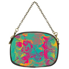 Fading Circles 	chain Purse (two Sides) by LalyLauraFLM