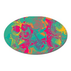 Fading Circles			magnet (oval) by LalyLauraFLM