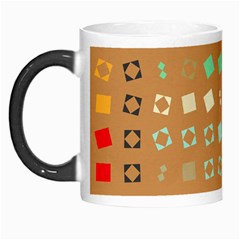 Squares On A Brown Background Morph Mug