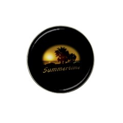 Sunset Scene At The Coast Of Montevideo Uruguay Hat Clip Ball Marker (4 Pack) by dflcprints