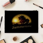 Sunset Scene at the Coast of Montevideo Uruguay Cosmetic Bag (Large)  Back