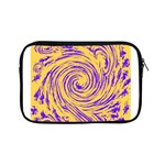 Purple And Orange Swirling Design Apple iPad Mini Zipper Cases Front