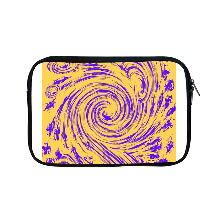 Purple And Orange Swirling Design Apple iPad Mini Zipper Cases