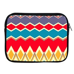 Chevrons And Rhombus			apple Ipad 2/3/4 Zipper Case by LalyLauraFLM