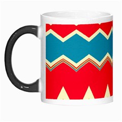 Chevrons And Rhombus Morph Mug by LalyLauraFLM