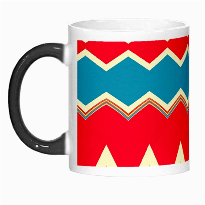 Chevrons and rhombus Morph Mug