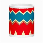 Chevrons and rhombus Morph Mug Center