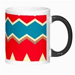 Chevrons and rhombus Morph Mug Right