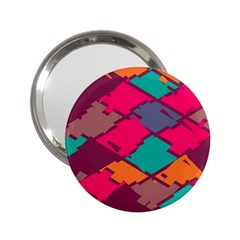 Pieces In Retro Colors			2 25  Handbag Mirror by LalyLauraFLM