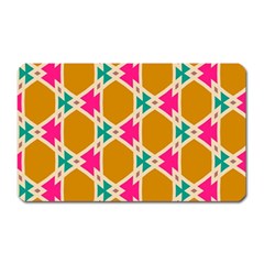 Connected Shapes Pattern			magnet (rectangular) by LalyLauraFLM