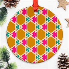 Connected Shapes Pattern			ornament (round) by LalyLauraFLM