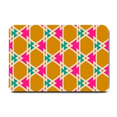 Connected Shapes Pattern			small Doormat by LalyLauraFLM