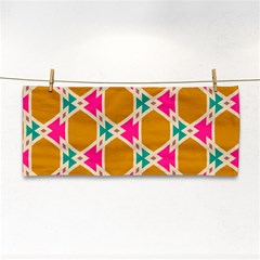 Connected Shapes Pattern			hand Towel by LalyLauraFLM