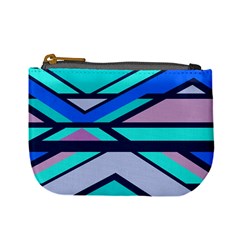 Angles And Stripes 	mini Coin Purse by LalyLauraFLM