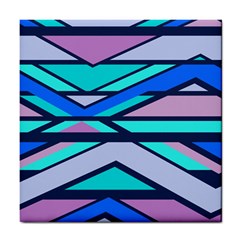 Angles And Stripes			tile Coaster by LalyLauraFLM