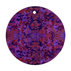 Intricate Patterned Textured  Ornament (round) 