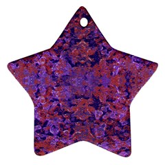 Intricate Patterned Textured  Ornament (star) 