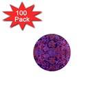 Intricate Patterned Textured  1  Mini Magnets (100 pack)  Front