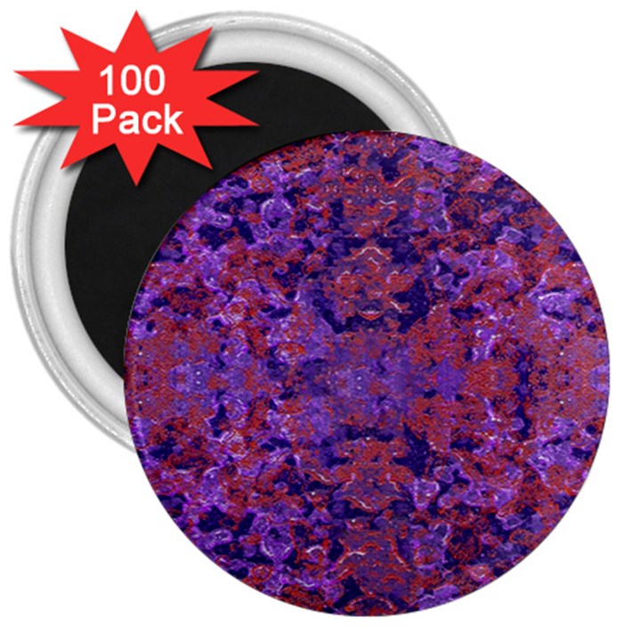 Intricate Patterned Textured  3  Magnets (100 pack)