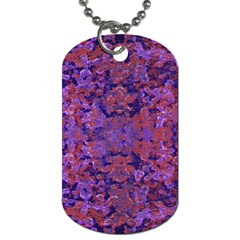 Intricate Patterned Textured  Dog Tag (two Sides)